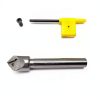 1/2inch Shank Chamfering Tool Bit LAHDYFHOE, 45° Chamfer, 10 Inserts-1