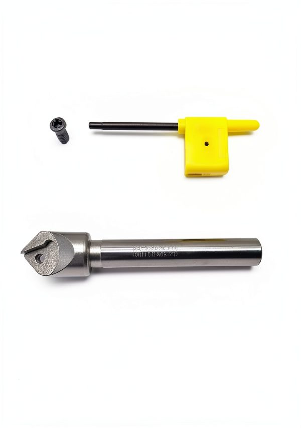 1/2inch Shank Chamfering Tool Bit LAHDYFHOE, 45° Chamfer, 10 Inserts-1