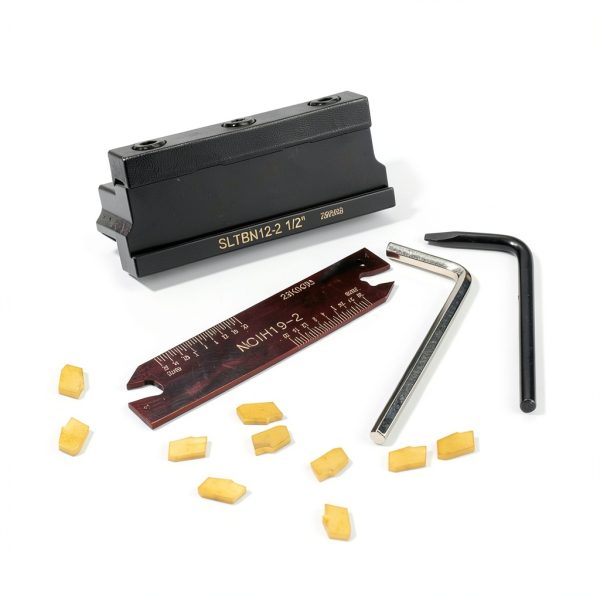 OSCArbide 1/2" Self-Lock Block SLTBN12-2 with Tin‑Coated GTN‑2 Inserts-8