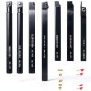 Carbide Lathe Tools APuJia Holder 7pcs 3/8" Boring Bars + 14 Inserts-1
