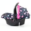 Bayer: Car Seat - Turquoise, Pink, Stars - Fits Dolls Up to 18", Kids Pretend Play, Safety Belt, Sun Canopy, Ages 3+-4