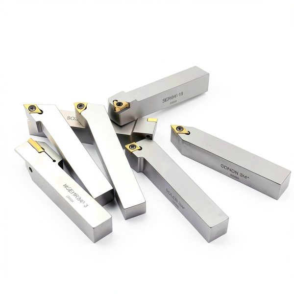 OSCARBIDE 3/4" Shank Nickel Plated Lathe Turning Tool Holder 7pcs Set-6