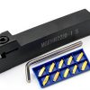 3/4" MGEHR2020-1.5 Turning Tool Holder with MGMN150-G Inserts, Set-1