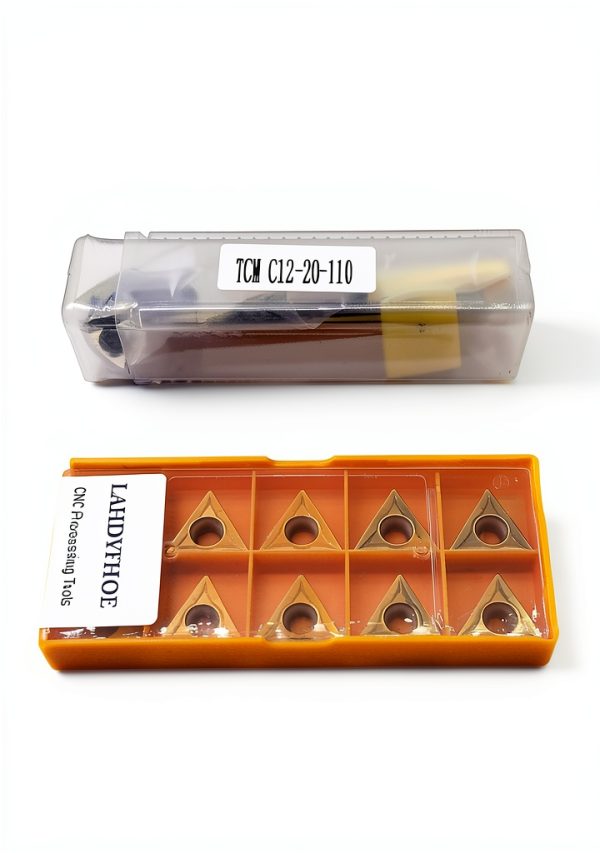 1/2inch Shank Chamfering Tool Bit LAHDYFHOE, 45° Chamfer, 10 Inserts-6