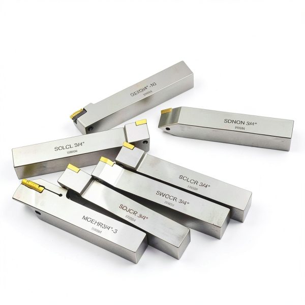 OSCARBIDE 3/4" Shank Nickel Plated Lathe Turning Tool Holder 7pcs Set-1