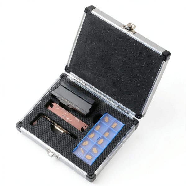 OSCArbide 1/2" Self-Lock Block SLTBN12-2 with Tin‑Coated GTN‑2 Inserts-2
