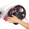 Barbie Playset with Sparkly Pink 2-Seater Toy Convertible Car Featuring Glam Details & Fashion Doll in Sundress & Sunglasses (Amazon Exclusive)-2
