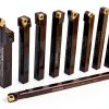 Accusize 3/8" 9-Piece Indexable Carbide Turning Tool Set Boring Bar-4