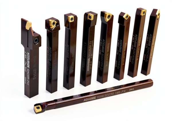 Accusize 3/8" 9-Piece Indexable Carbide Turning Tool Set Boring Bar-4