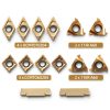 NORJIN Indexable Lathe Turning Set – 7 Holders & 14 Carbide Inserts-2