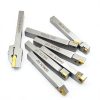 OSCArbide 1/4" Shank Indexable Lathe Tool Holder 7‑Piece Nickel CNC-3