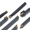NORJIN Indexable Lathe Turning Set – 7 Holders & 14 Carbide Inserts-3