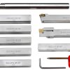 Oscarbide 5/8" Lathe Turning Tool Holder - 9-Piece Nickel Plated Set-1