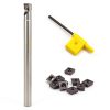 1/2" Lathe Boring Bar LA HARDWARE Holder with 10 Carbide Inserts-8