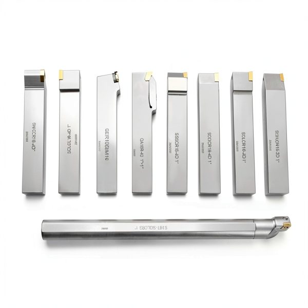 OSCARBIDE 1” Shank Carbide Lathe Turning Holder – 9‑Piece-3