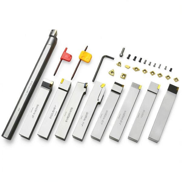 OSCARBIDE 1” Shank Carbide Lathe Turning Holder – 9‑Piece-5