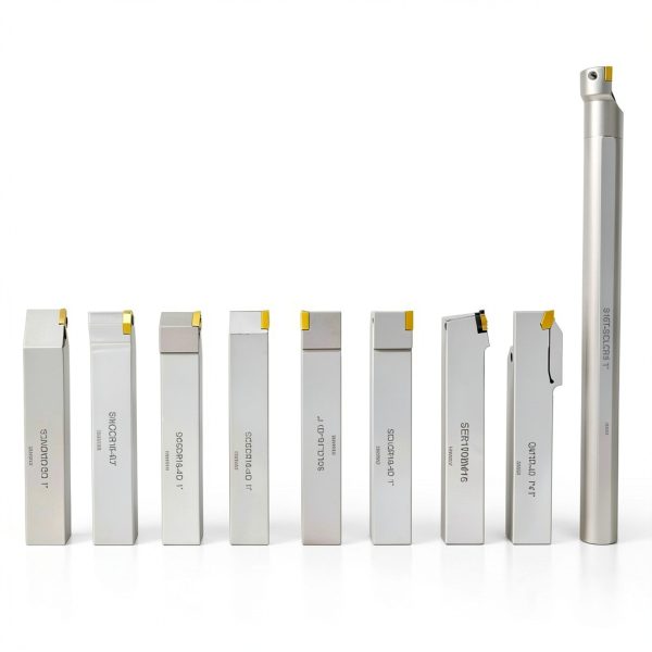 OSCARBIDE 1” Shank Carbide Lathe Turning Holder – 9‑Piece-4