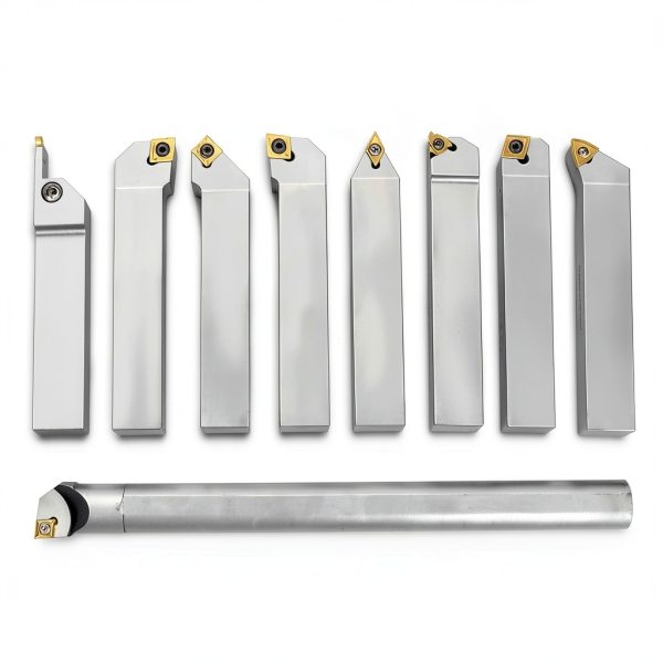 OSCARBIDE 1” Shank Carbide Lathe Turning Holder – 9‑Piece-2