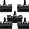 AXA #1 Quick Change 250-101 Tool Post Facing Holders 5Pcs Black 6-12In-0