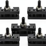 AXA #1 Quick Change 250-101 Tool Post Facing Holders 5Pcs Black 6-12In-0