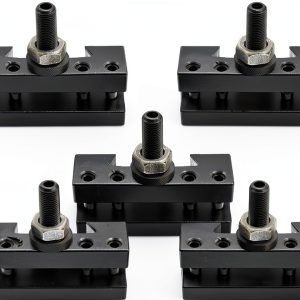 AXA #1 Quick Change 250-101 Tool Post Facing Holders 5Pcs Black 6-12In-0