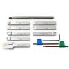 OSCArbide 3/8" Lathe Turning Tool Holder Set 9 Piece Nickel Plated-6