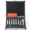 OSCArbide 3/8" Lathe Turning Tool Holder Set 9 Piece Nickel Plated-0