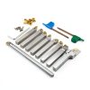 OSCArbide 3/8" Lathe Turning Tool Holder Set 9 Piece Nickel Plated-7